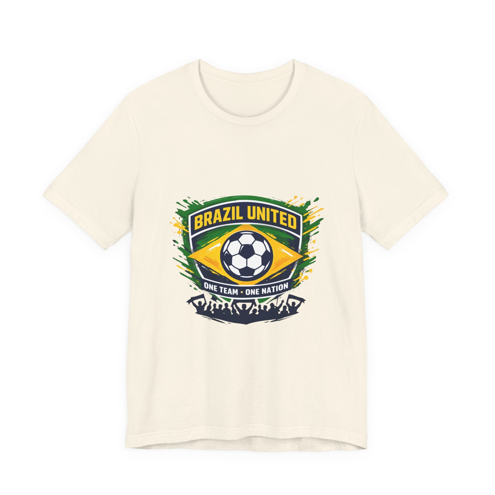 Brazil United Soccer Crest Tee | country pride, retro soccer