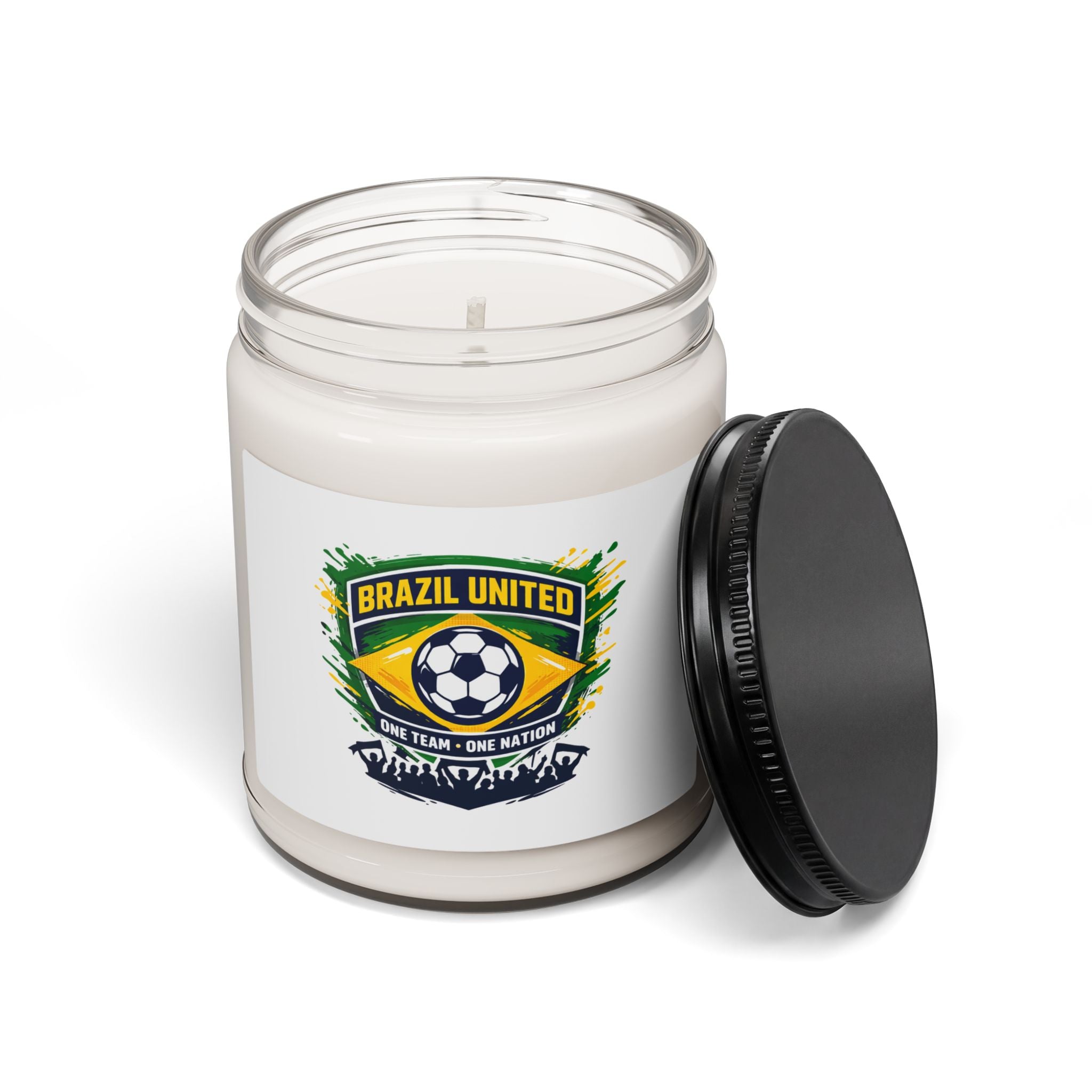 Brazil United Soccer Candle, Country Pride Retro Football, Championship Season