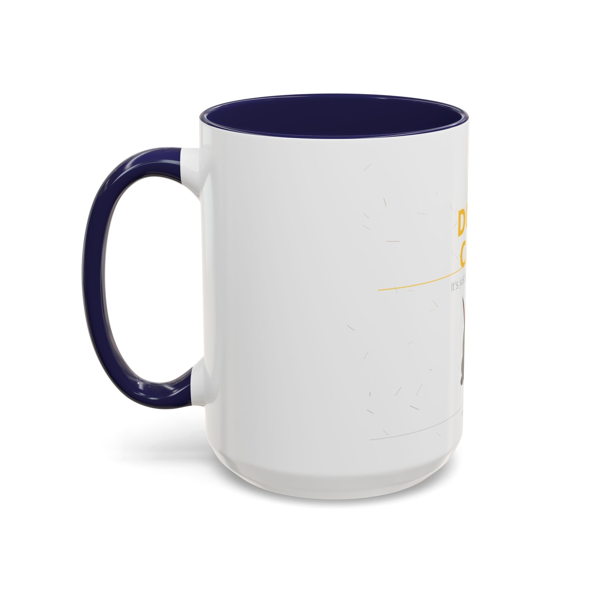Don't Care Coffee Mug — Funny Cute Bat Character with 'It's Just Glitter From God'