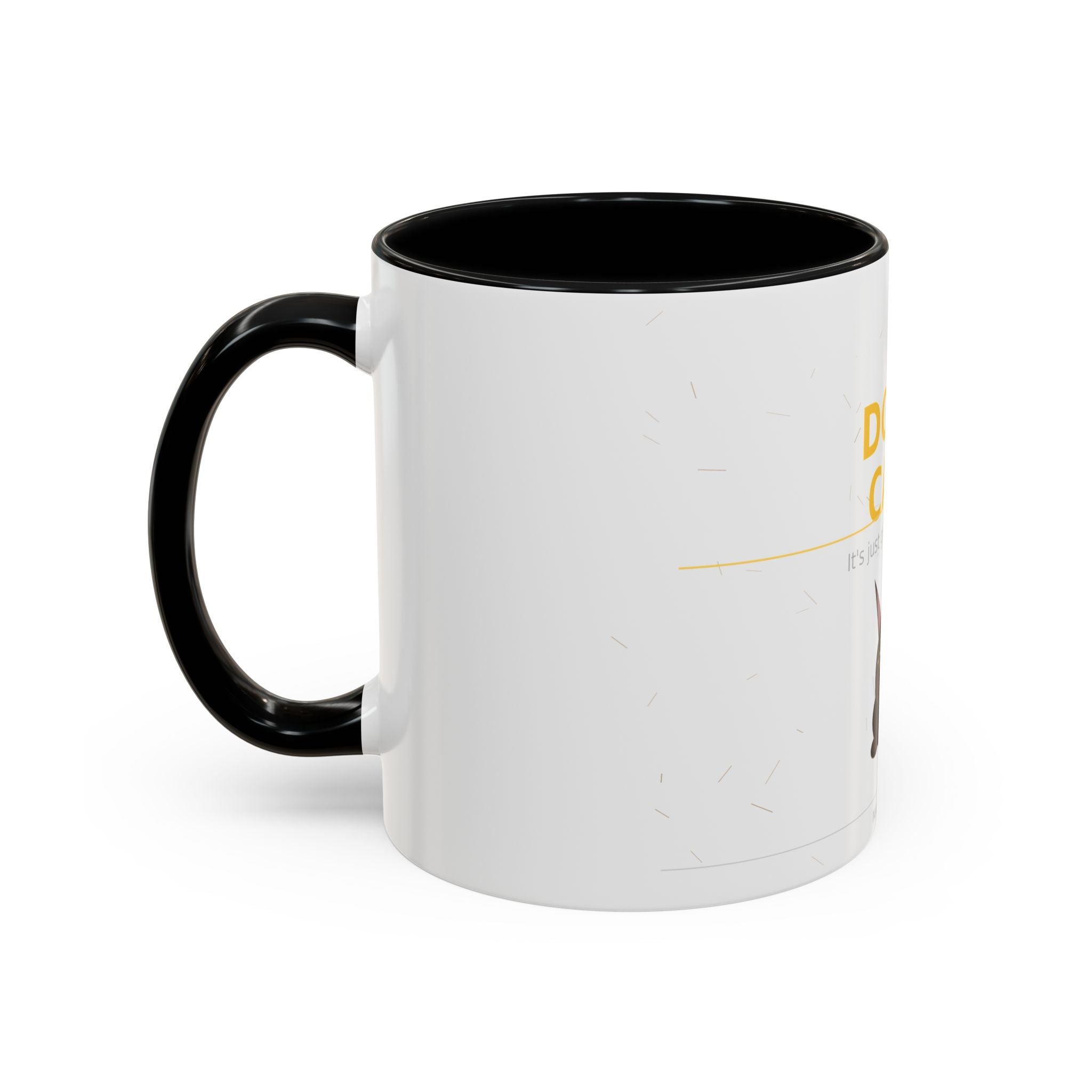 Don't Care Coffee Mug — Funny Cute Bat Character with 'It's Just Glitter From God'