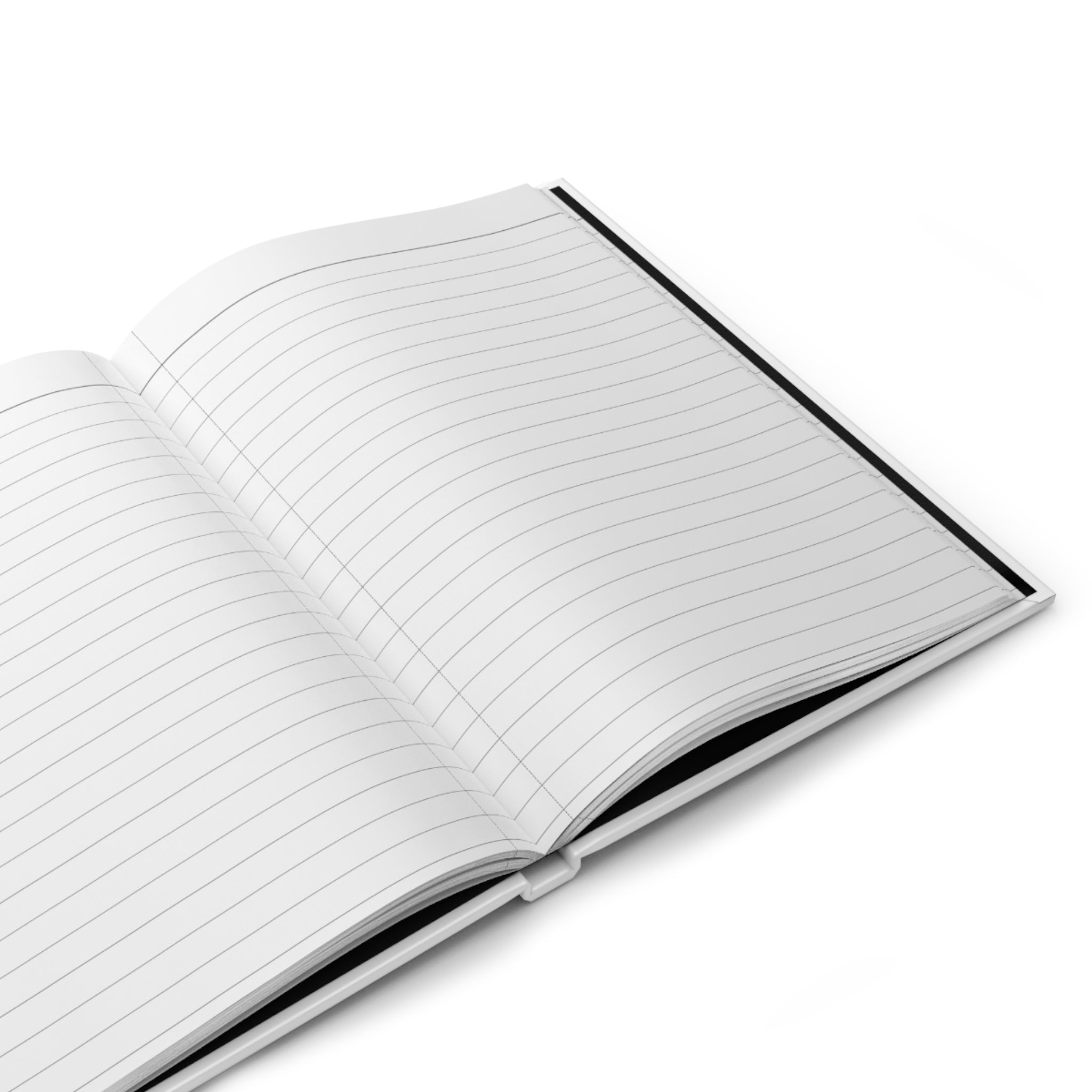 Hardcover Journal — R. Twenties Minimalist Typography Notebook