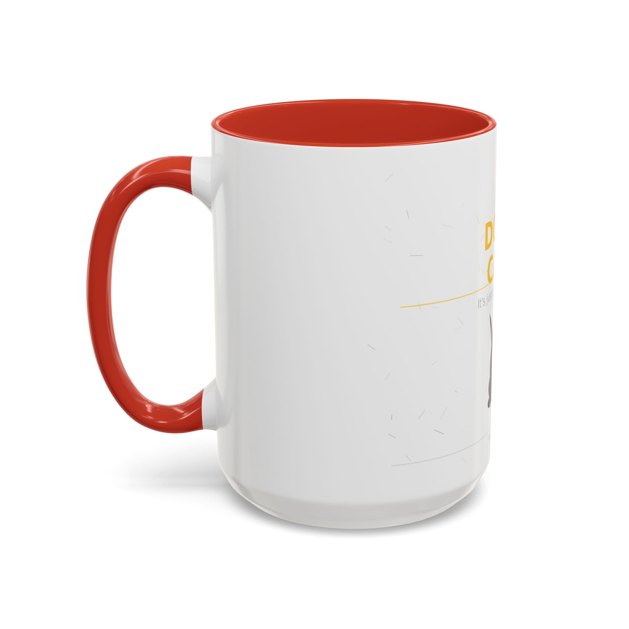 Don't Care Coffee Mug — Funny Cute Bat Character with 'It's Just Glitter From God'