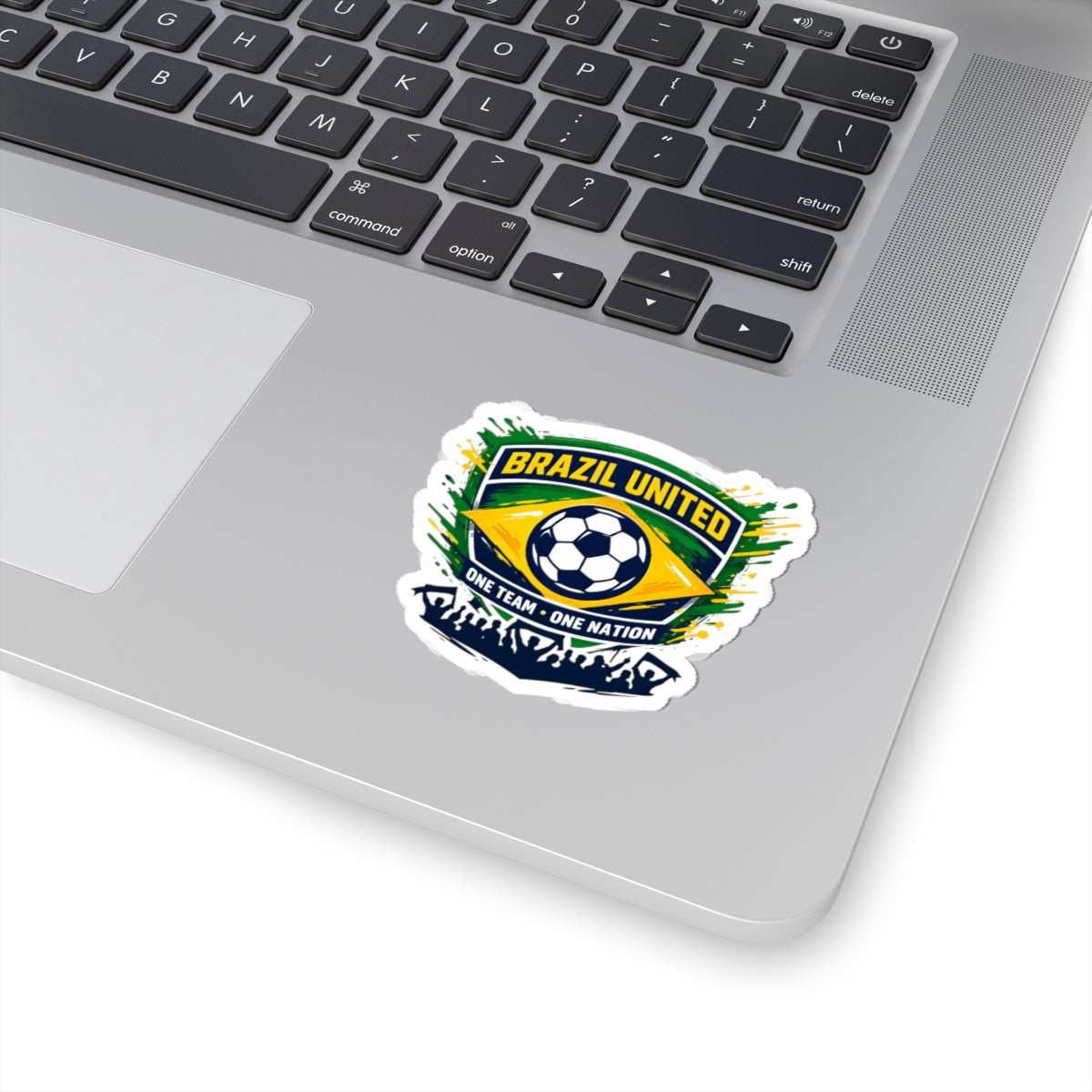 Brazil United Kiss-Cut Stickers | retro soccer, country pride