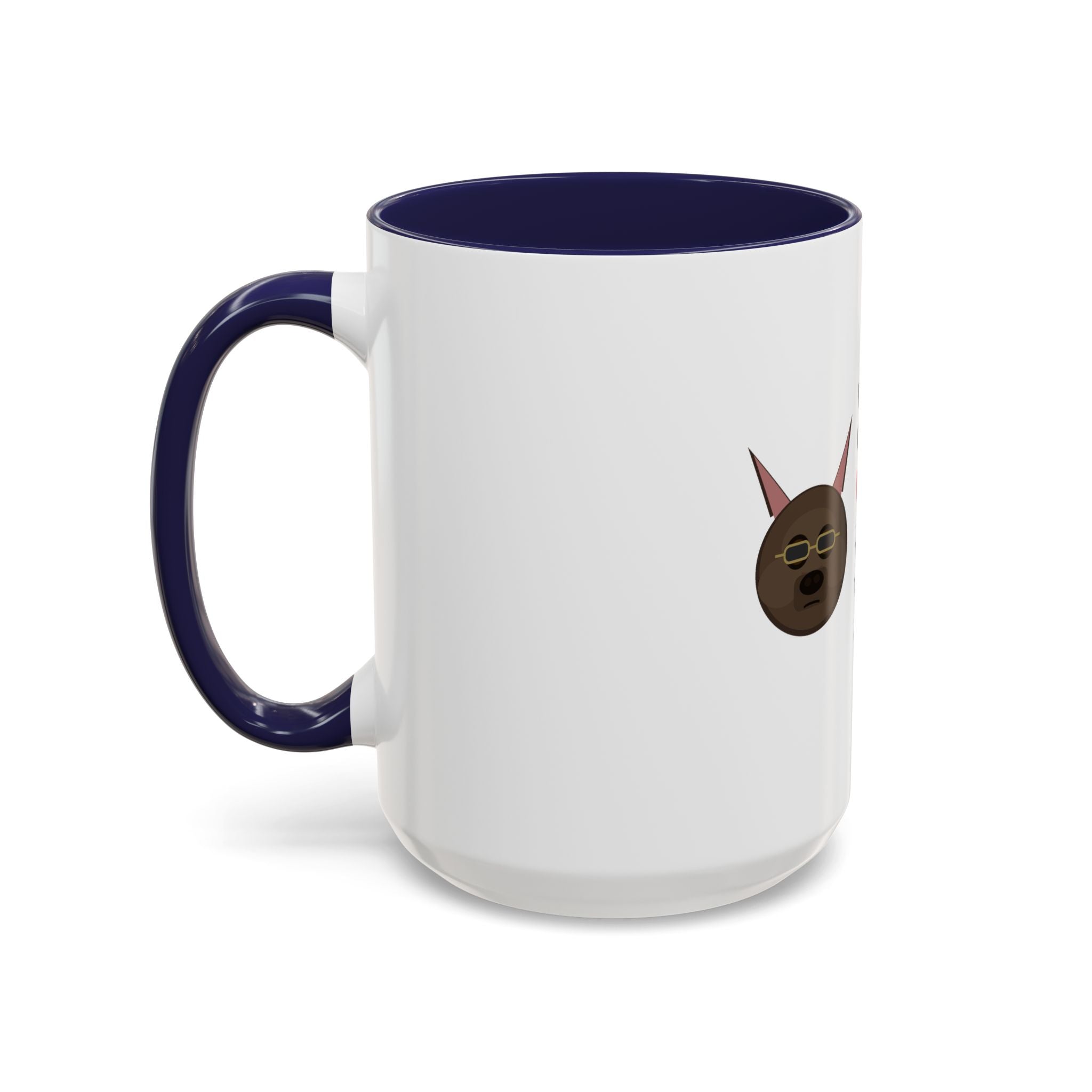 Frenchie Coffee Mug | "Fueled by Coffee & My Frenchie" Accent Mug