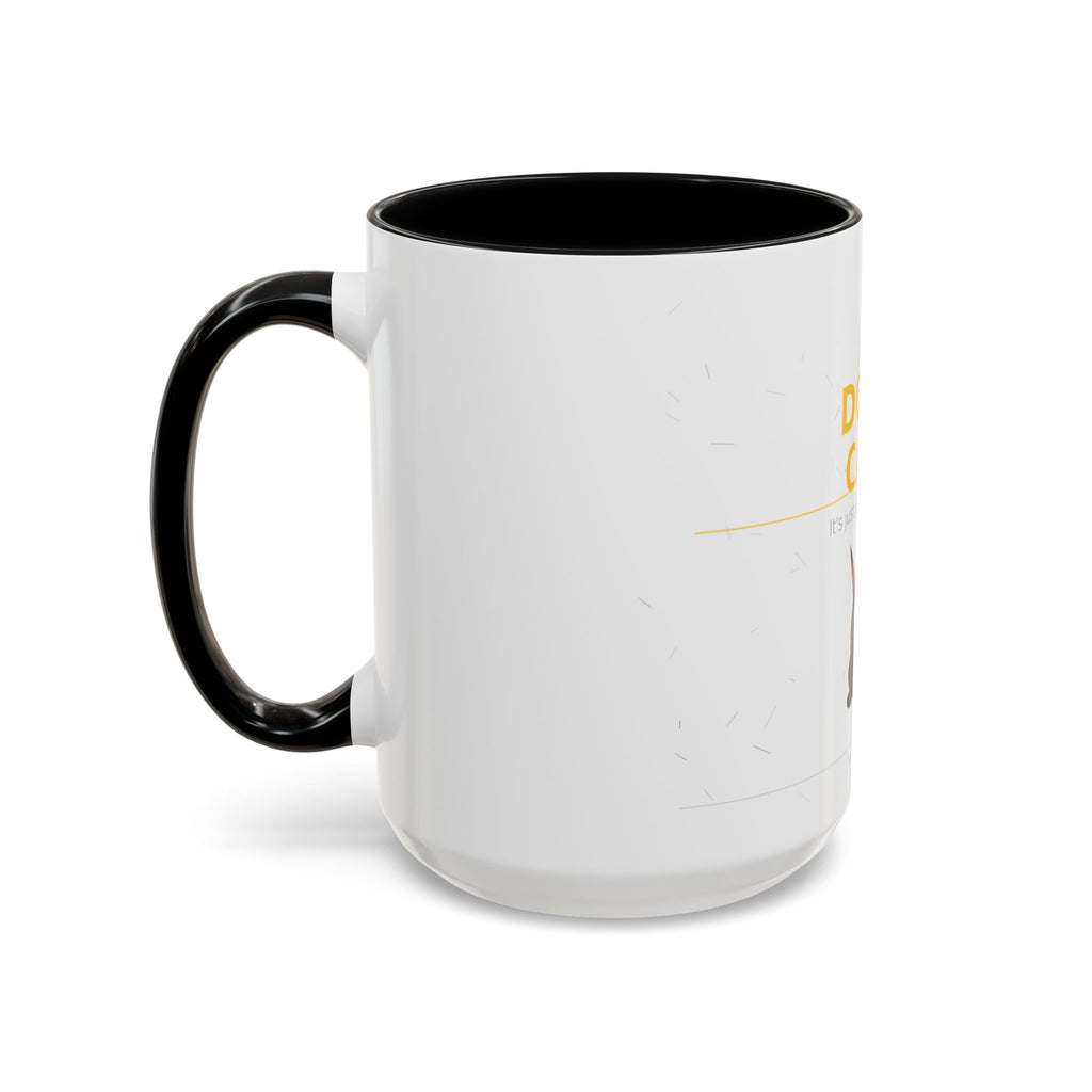Don't Care Coffee Mug — Funny Cute Bat Character with 'It's Just Glitter From God'