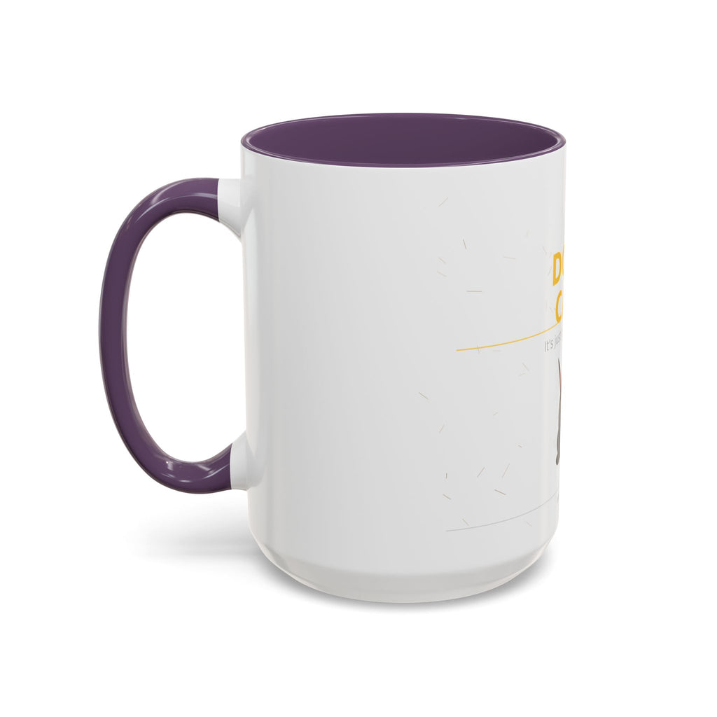 Don't Care Coffee Mug — Funny Cute Bat Character with 'It's Just Glitter From God'