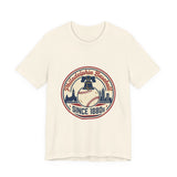 Philadelphia Baseball Patch Tee | vintage script, city pride