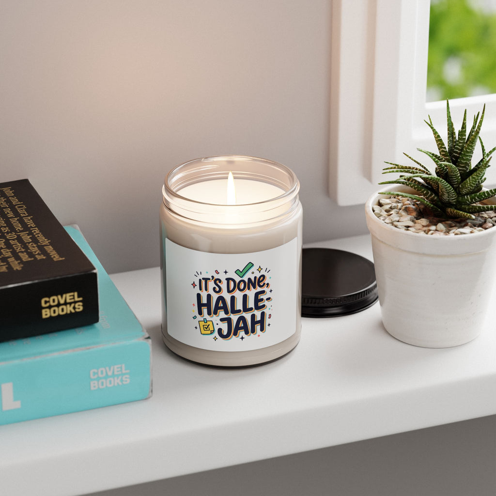 It's Done Hallelujah Soy Candle | Everything Hallelujah, micro-joy