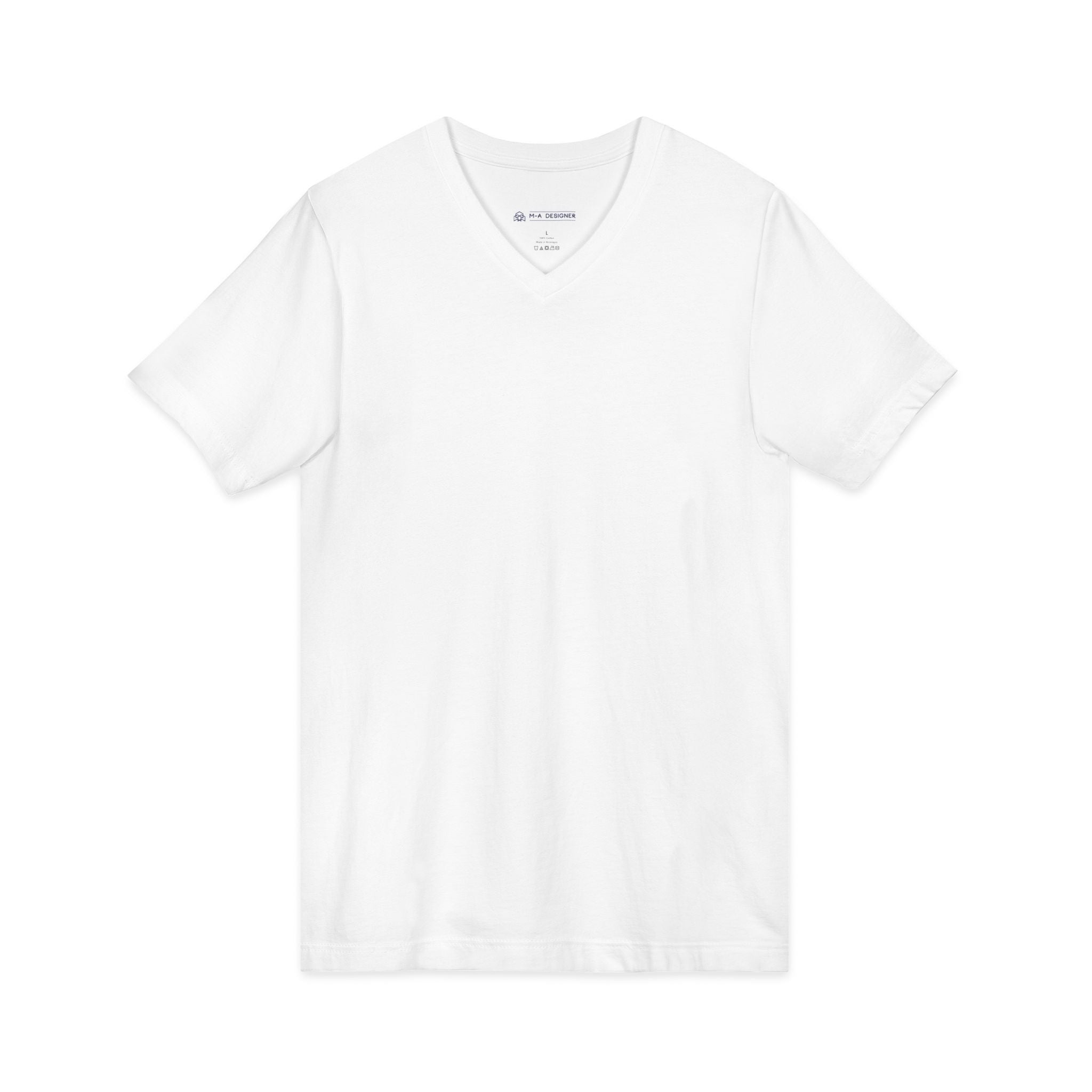 Unisex Jersey Short Sleeve V-Neck Tee
