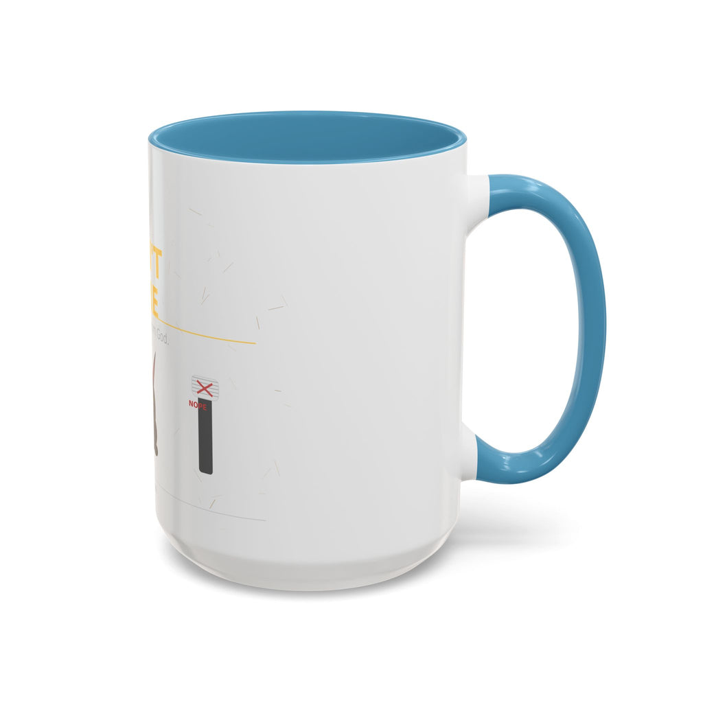 Don't Care Coffee Mug — Funny Cute Bat Character with 'It's Just Glitter From God'