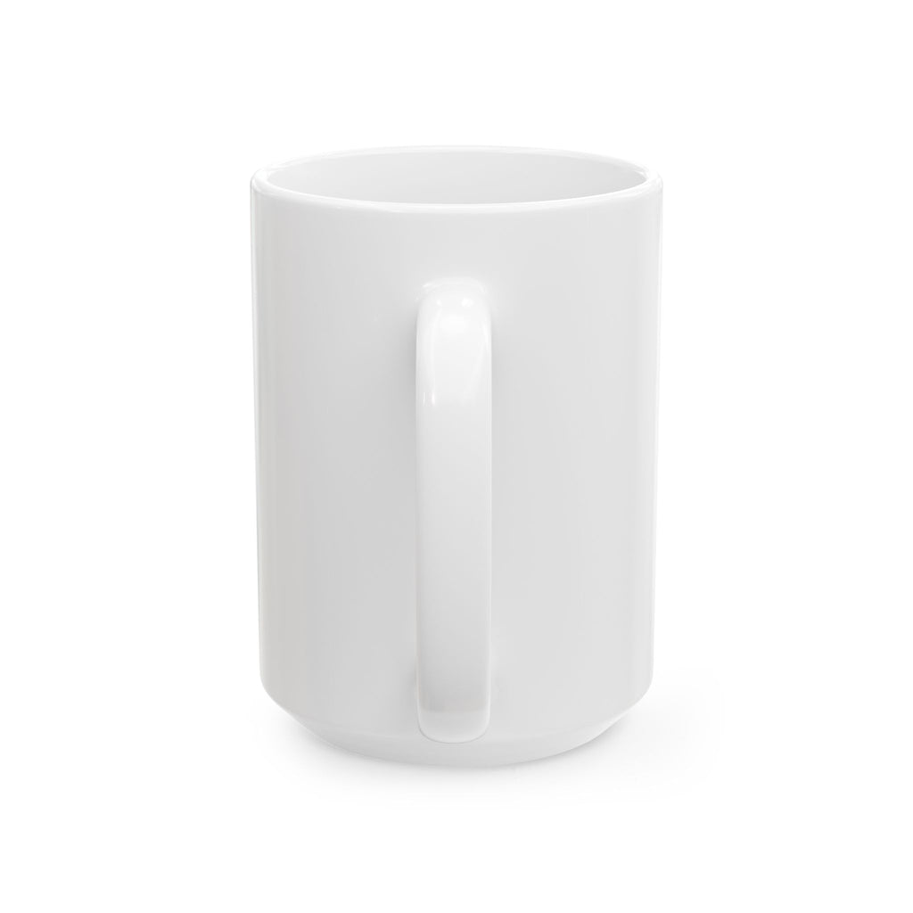 Fueled By Coffee & My Frenchie Ceramic Mug — Funny French Bulldog Coffee Cup (11oz & 15oz)