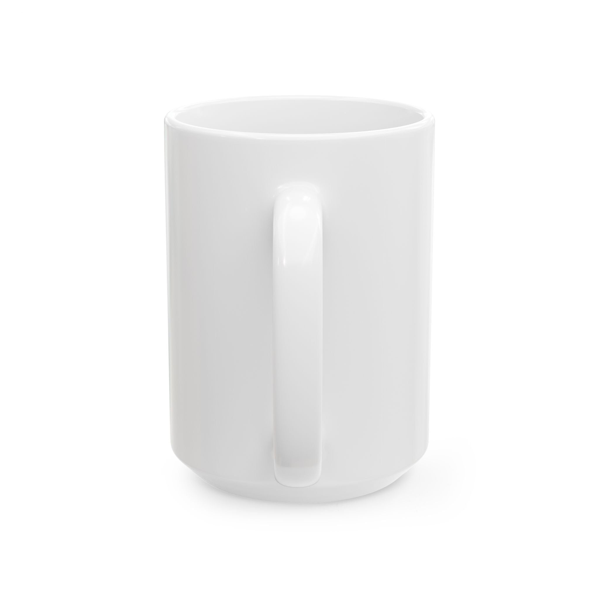 Fueled By Coffee & My Frenchie Ceramic Mug — Funny French Bulldog Coffee Cup (11oz & 15oz)