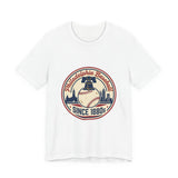 Philadelphia Baseball Patch Tee | vintage script, city pride