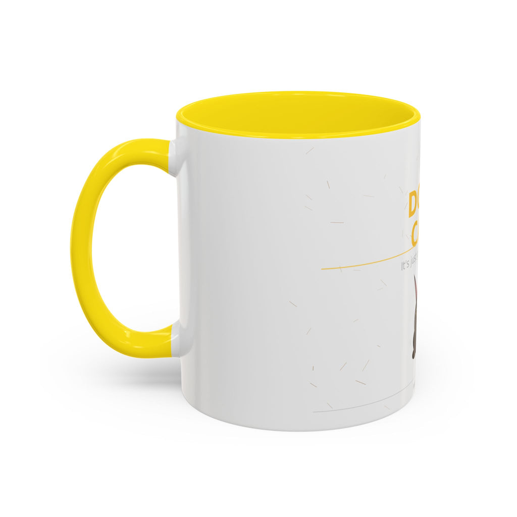 Don't Care Coffee Mug — Funny Cute Bat Character with 'It's Just Glitter From God'