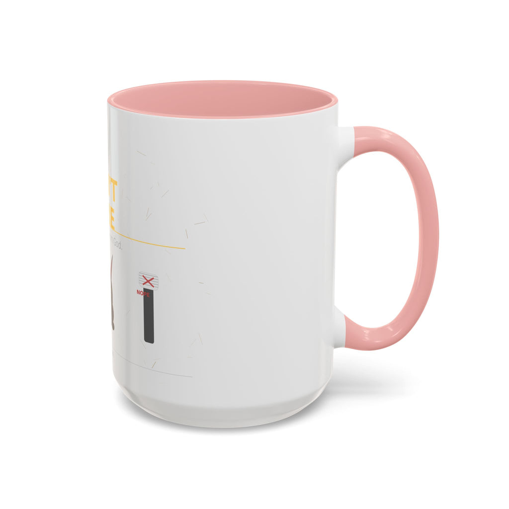 Don't Care Coffee Mug — Funny Cute Bat Character with 'It's Just Glitter From God'