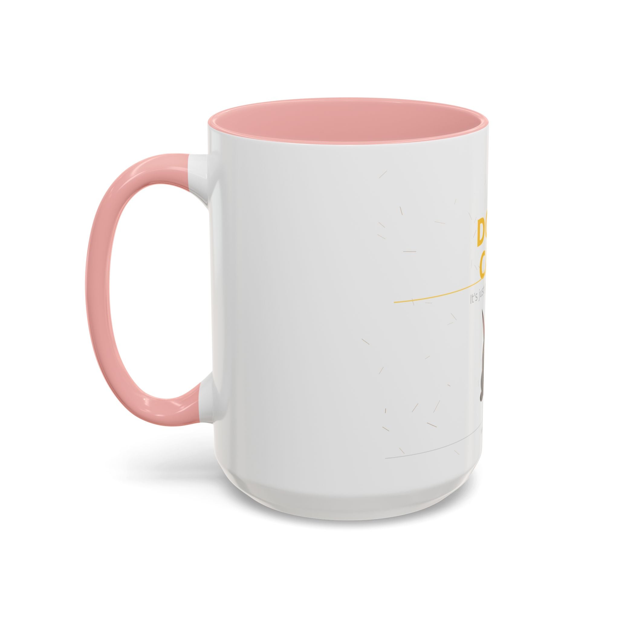 Don't Care Coffee Mug — Funny Cute Bat Character with 'It's Just Glitter From God'