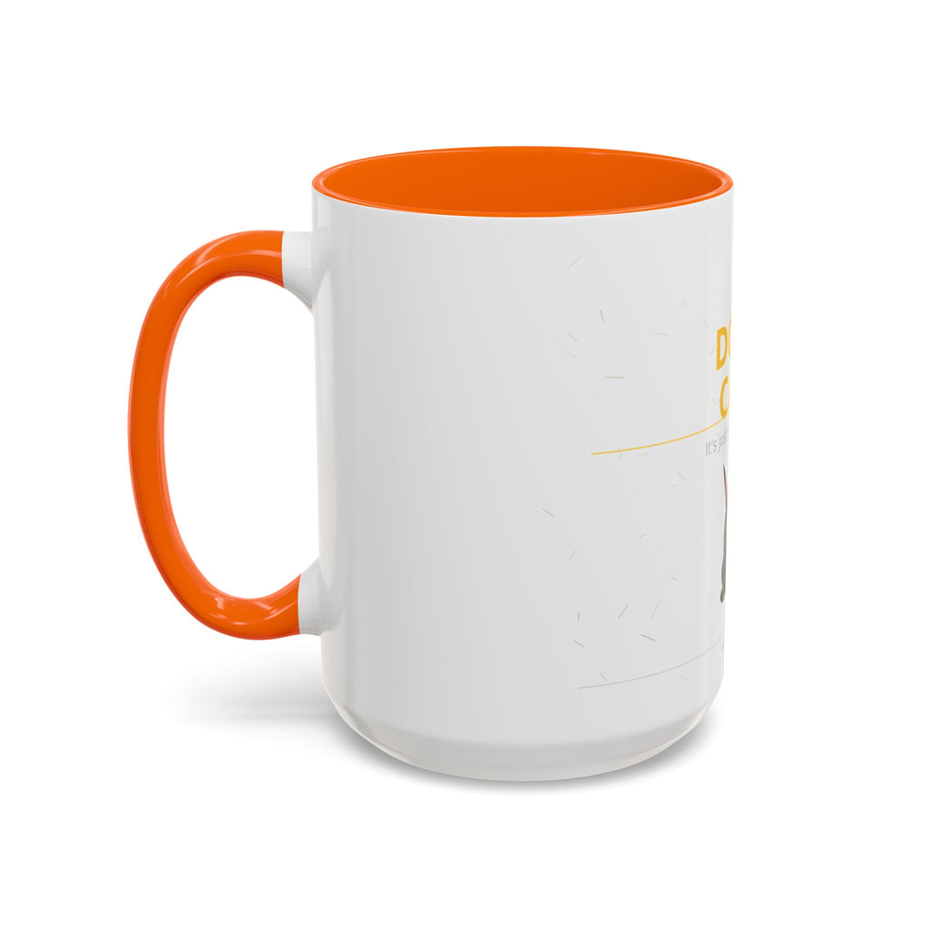 Don't Care Coffee Mug — Funny Cute Bat Character with 'It's Just Glitter From God'
