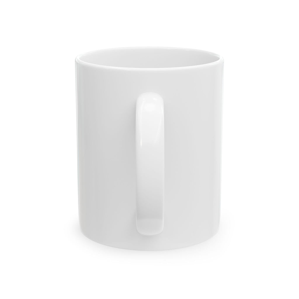 Fueled By Coffee & My Frenchie Ceramic Mug — Funny French Bulldog Coffee Cup (11oz & 15oz)