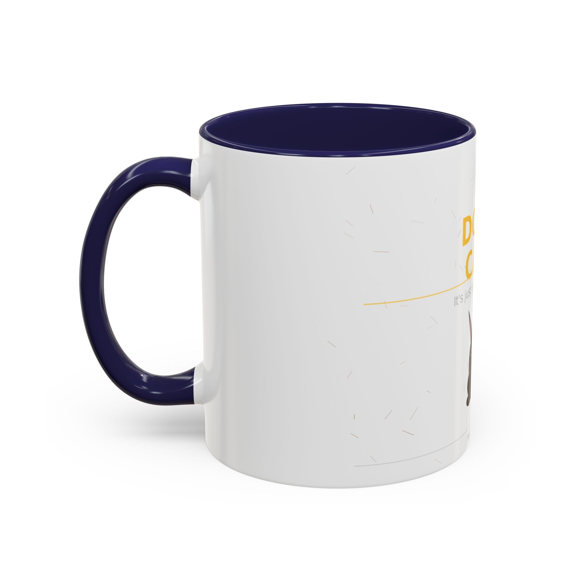 Don't Care Coffee Mug — Funny Cute Bat Character with 'It's Just Glitter From God'