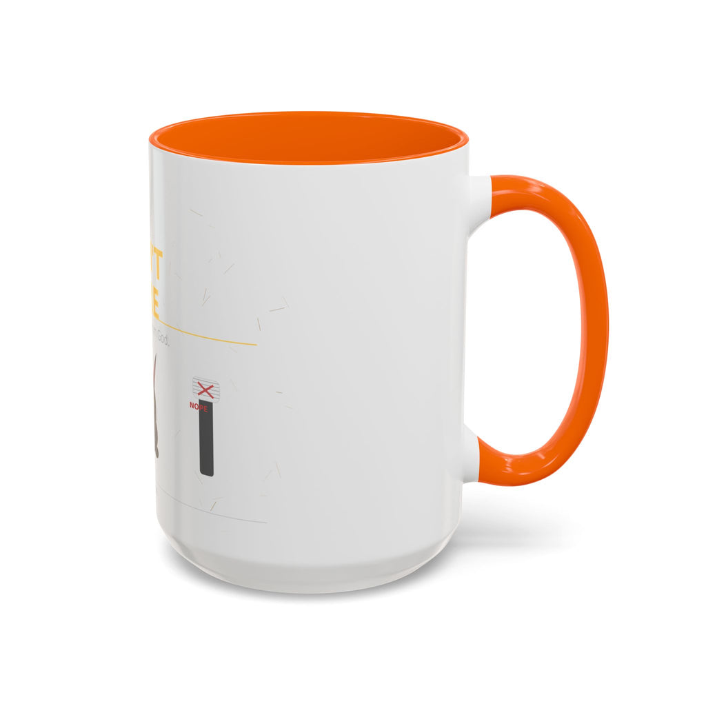 Don't Care Coffee Mug — Funny Cute Bat Character with 'It's Just Glitter From God'