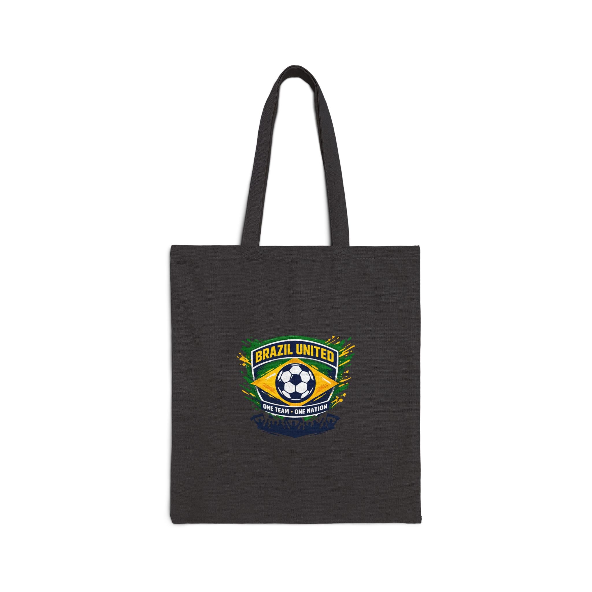 Brazil United Soccer Crest Tote | country pride, retro soccer