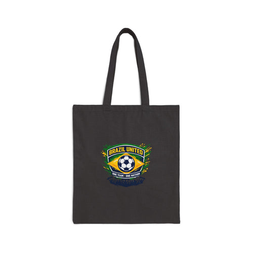Brazil United Soccer Crest Tote | country pride, retro soccer