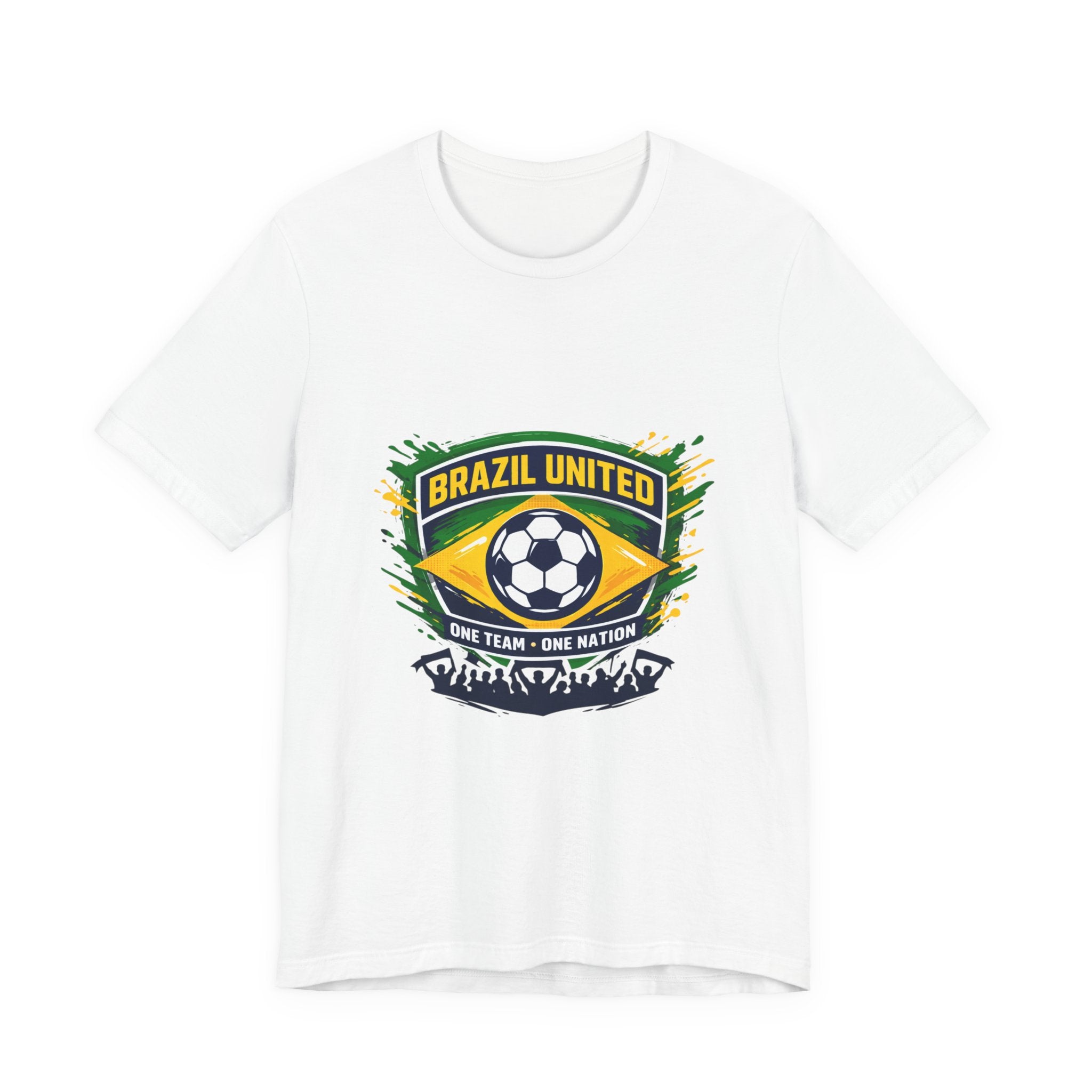 Brazil United Soccer Crest Tee | country pride, retro soccer