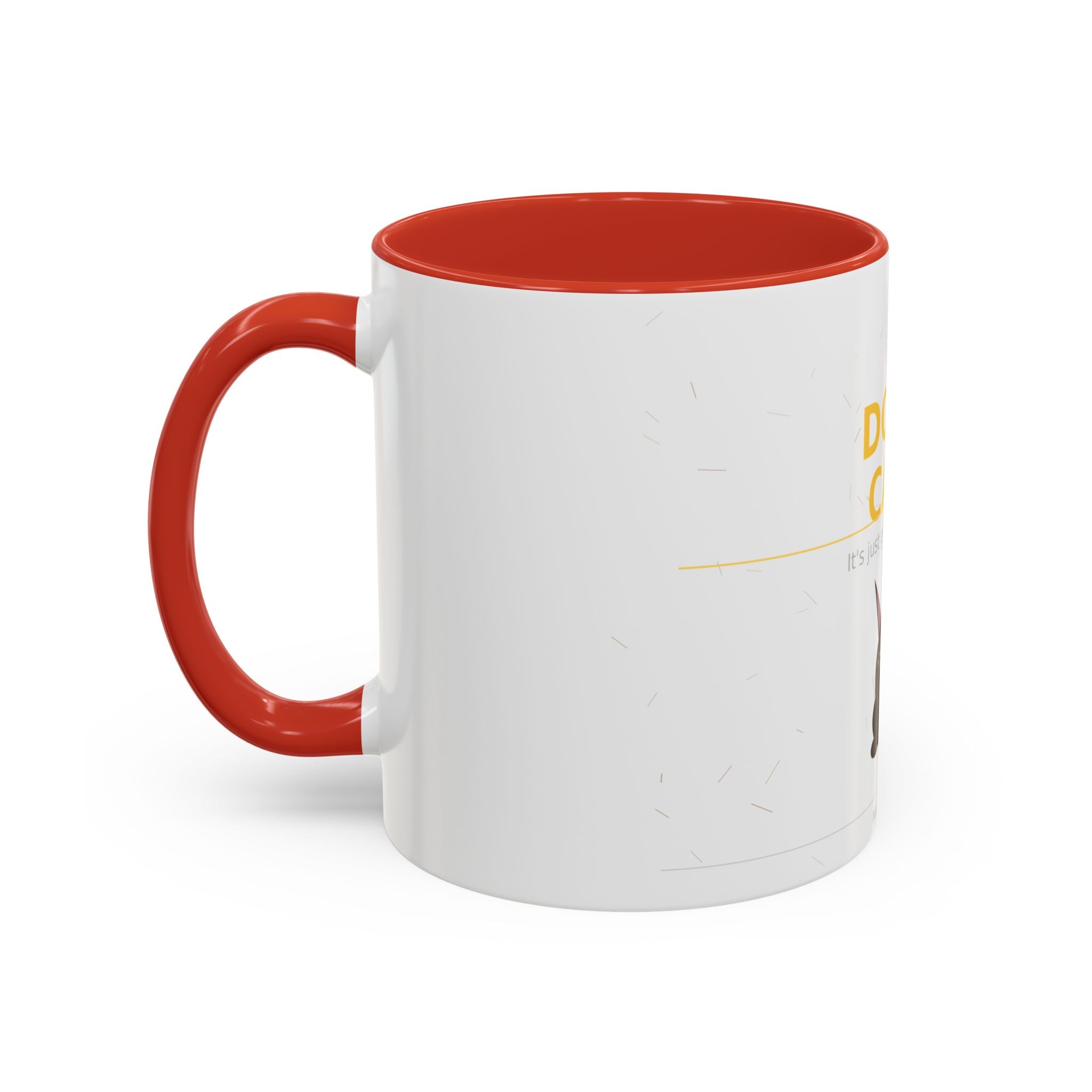 Don't Care Coffee Mug — Funny Cute Bat Character with 'It's Just Glitter From God'