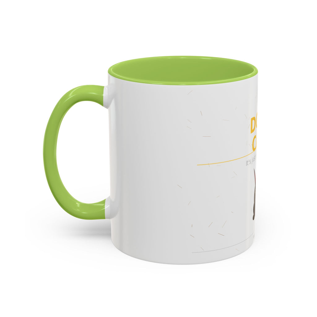 Don't Care Coffee Mug — Funny Cute Bat Character with 'It's Just Glitter From God'