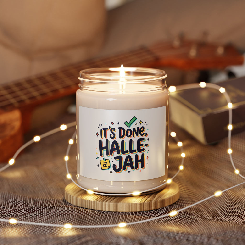 It's Done Hallelujah Soy Candle | Everything Hallelujah, micro-joy