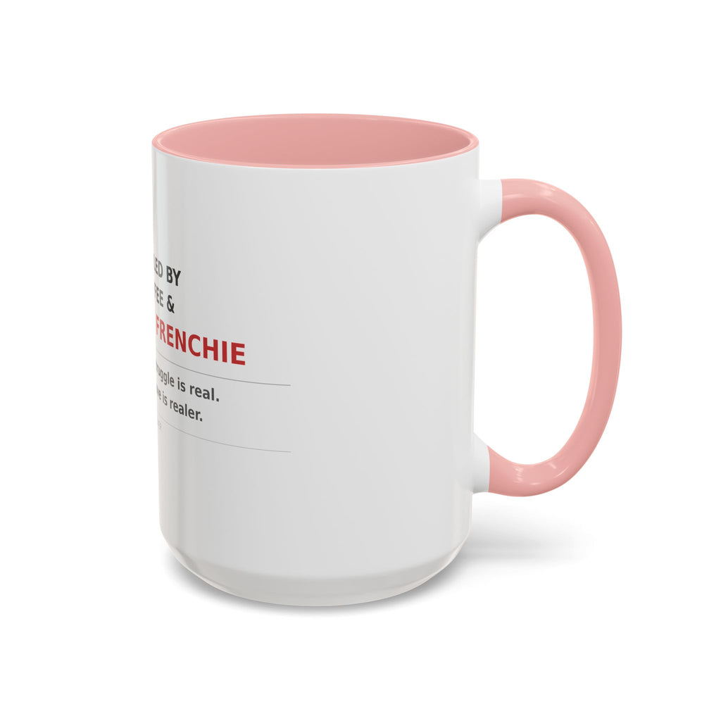 Frenchie Coffee Mug | "Fueled by Coffee & My Frenchie" Accent Mug