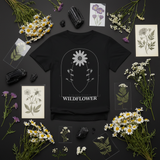 Wildflower Black Flat-Lay